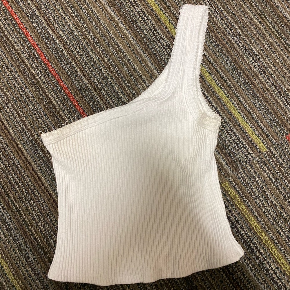 Urban outfitters one shoulder crop top